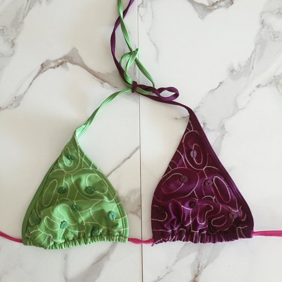 Multi-Colored Bikini Top - Picture 2 of 5